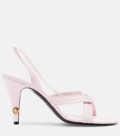 Versace Gianni Medusa leather slingback sandals | Thumbnail 2 Versace Gianni Medusa leather slingback sandals | Thumbnail 2