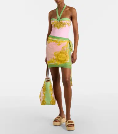 Versace Printed halterneck swimsuit | Thumbnail 2 Versace Printed halterneck swimsuit | Thumbnail 2