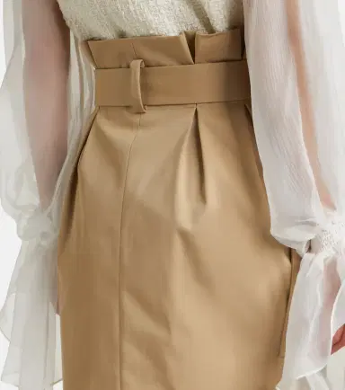 Balmain Belted cotton gabardine miniskirt | Thumbnail 6 Balmain Belted cotton gabardine miniskirt | Thumbnail 6