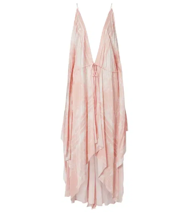 Printed asymmetric maxi dress Printed asymmetric maxi dress