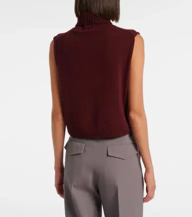 Jil Sander Wool turtleneck sweater vest | Thumbnail 4 Jil Sander Wool turtleneck sweater vest | Thumbnail 4