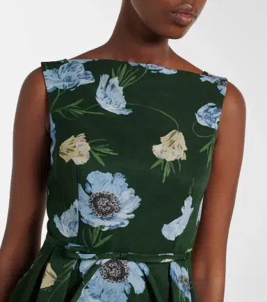 Erdem Floral cotton-blend faille midi dress | Thumbnail 6 Erdem Floral cotton-blend faille midi dress | Thumbnail 6