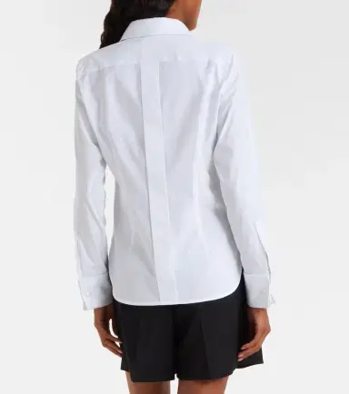 Max Mara Cotton-blend poplin shirt | Thumbnail 4 Max Mara Cotton-blend poplin shirt | Thumbnail 4