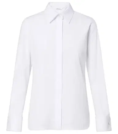 Max Mara Cotton-blend poplin shirt | Thumbnail 1 Max Mara Cotton-blend poplin shirt | Thumbnail 1