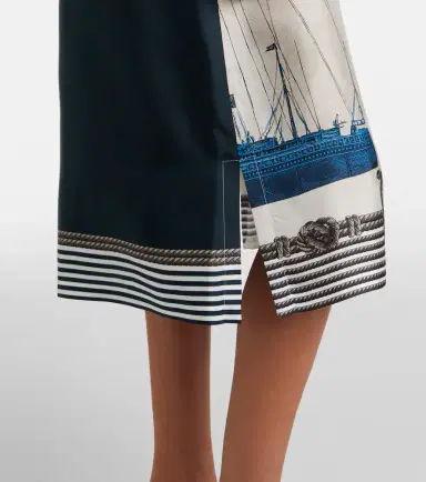 Max Mara Printed silk twill shirt dress | Thumbnail 3 Max Mara Printed silk twill shirt dress | Thumbnail 3
