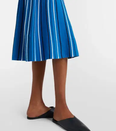 Max Mara Striped knitted midi dress | Thumbnail 5 Max Mara Striped knitted midi dress | Thumbnail 5