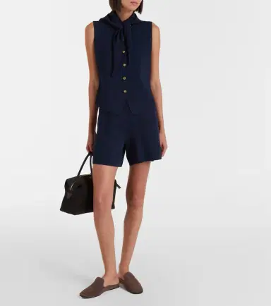 Max Mara Knitted crêpe shorts | Thumbnail 5 Max Mara Knitted crêpe shorts | Thumbnail 5