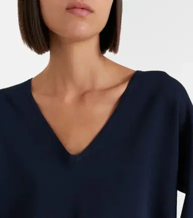 Max Mara Embellished crêpe top | Thumbnail 3 Max Mara Embellished crêpe top | Thumbnail 3