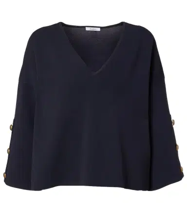 Max Mara Embellished crêpe top | Thumbnail 1 Max Mara Embellished crêpe top | Thumbnail 1