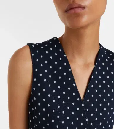 Max Mara Polka-dot jersey vest | Thumbnail 3 Max Mara Polka-dot jersey vest | Thumbnail 3