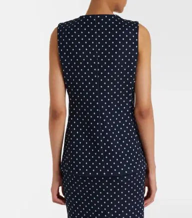 Max Mara Polka-dot jersey vest | Thumbnail 4 Max Mara Polka-dot jersey vest | Thumbnail 4