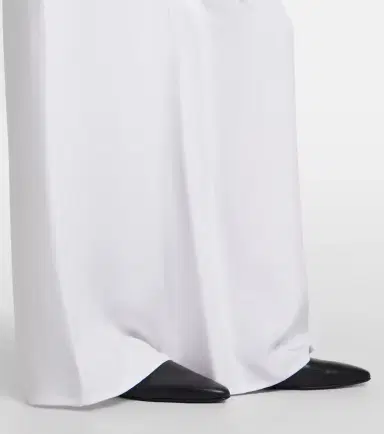 Max Mara Silk crêpe de chine wide-leg pants | Thumbnail 5 Max Mara Silk crêpe de chine wide-leg pants | Thumbnail 5