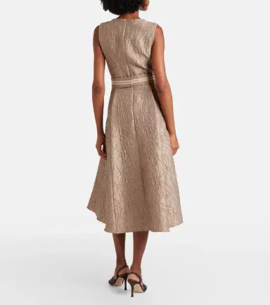 'S Max Mara Belted jacquard midi dress | Thumbnail 6 'S Max Mara Belted jacquard midi dress | Thumbnail 6