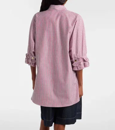 'S Max Mara 'S Max Mara Striped cotton poplin shirt | Thumbnail 4 'S Max Mara 'S Max Mara Striped cotton poplin shirt | Thumbnail 4