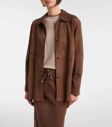 'S Max Mara 'S Max Mara Suede jacket | Thumbnail 4 'S Max Mara 'S Max Mara Suede jacket | Thumbnail 4