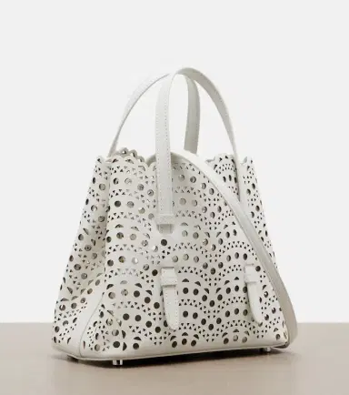 Alaïa Alaïa Mina 20 Vienne leather top-handle bag | Thumbnail 4 Alaïa Alaïa Mina 20 Vienne leather top-handle bag | Thumbnail 4