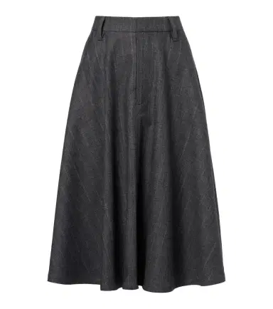 Brunello Cucinelli Virgin wool midi skirt | Thumbnail 1 Brunello Cucinelli Virgin wool midi skirt | Thumbnail 1