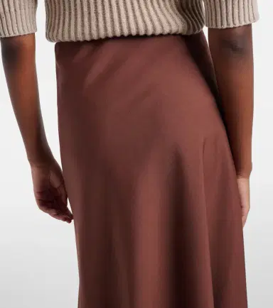 Brunello Cucinelli Wool-blend midi skirt | Thumbnail 2 Brunello Cucinelli Wool-blend midi skirt | Thumbnail 2