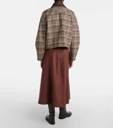 Brunello Cucinelli Wool-blend midi skirt | Thumbnail 3 Brunello Cucinelli Wool-blend midi skirt | Thumbnail 3
