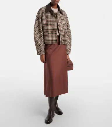 Brunello Cucinelli Wool-blend midi skirt | Thumbnail 5 Brunello Cucinelli Wool-blend midi skirt | Thumbnail 5