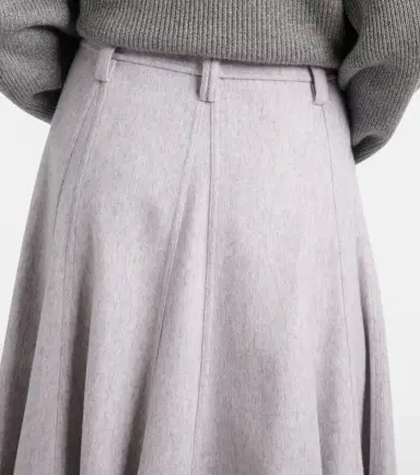 Brunello Cucinelli Virgin wool midi skirt | Thumbnail 4 Brunello Cucinelli Virgin wool midi skirt | Thumbnail 4