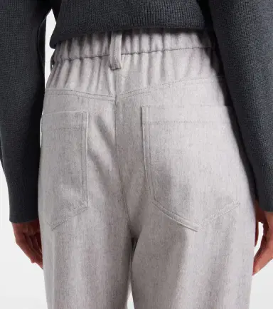 Brunello Cucinelli Monili wool tapered pants | Thumbnail 6 Brunello Cucinelli Monili wool tapered pants | Thumbnail 6