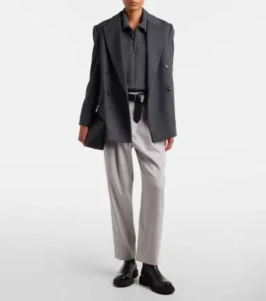 Brunello Cucinelli Double-breasted wool jacket | Thumbnail 5 Brunello Cucinelli Double-breasted wool jacket | Thumbnail 5