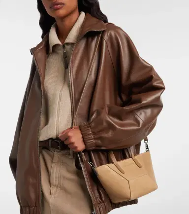 Brunello Cucinelli Duo Mini Monili suede top-handle bag | Thumbnail 6 Brunello Cucinelli Duo Mini Monili suede top-handle bag | Thumbnail 6