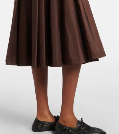 Prada Re-Nylon gathered midi skirt | Thumbnail 5 Prada Re-Nylon gathered midi skirt | Thumbnail 5