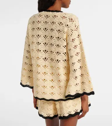 Zimmermann Aster crochet cotton top | Thumbnail 4 Zimmermann Aster crochet cotton top | Thumbnail 4