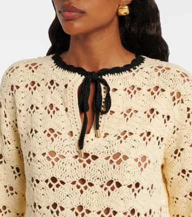 Zimmermann Aster crochet cotton top | Thumbnail 6 Zimmermann Aster crochet cotton top | Thumbnail 6
