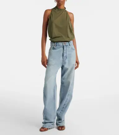 Balenciaga Frayed tapered jeans | Thumbnail 4 Balenciaga Frayed tapered jeans | Thumbnail 4