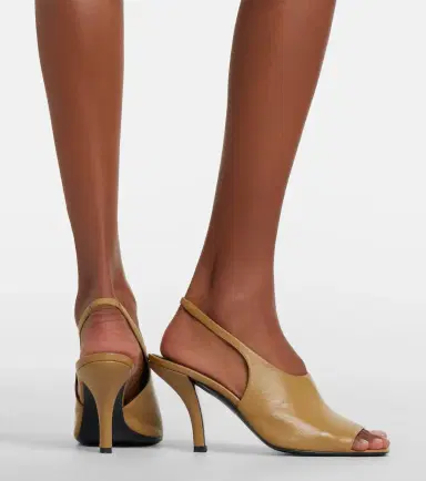 Toteme Contour leather slingback sandals | Thumbnail 6 Toteme Contour leather slingback sandals | Thumbnail 6