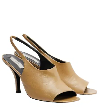 Toteme Contour leather slingback sandals | Thumbnail 1 Toteme Contour leather slingback sandals | Thumbnail 1