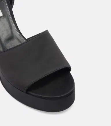 TOTEME Satin platform sandals | Thumbnail 4 TOTEME Satin platform sandals | Thumbnail 4