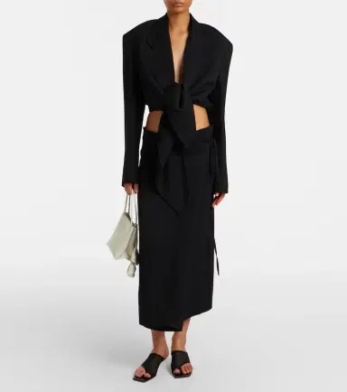 CHRISTEN Edge Stretch leather-trimmed mesh mules | Thumbnail 5 CHRISTEN Edge Stretch leather-trimmed mesh mules | Thumbnail 5