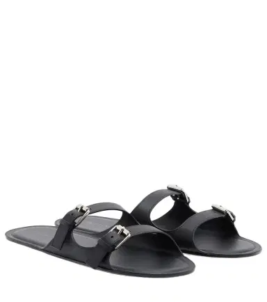CHRISTEN Double Belt leather sandals | Thumbnail 1 CHRISTEN Double Belt leather sandals | Thumbnail 1