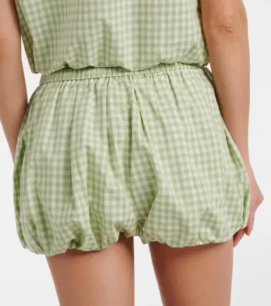 Simkhai Gingham cotton-blend shorts | Thumbnail 4 Simkhai Gingham cotton-blend shorts | Thumbnail 4