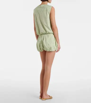 Simkhai Gingham cotton-blend shorts | Thumbnail 5 Simkhai Gingham cotton-blend shorts | Thumbnail 5