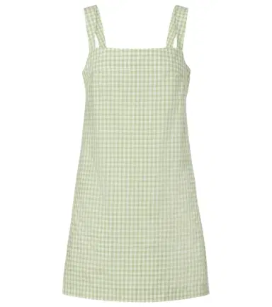 Simkhai Sloan gingham cotton-blend minidress | Thumbnail 1 Simkhai Sloan gingham cotton-blend minidress | Thumbnail 1