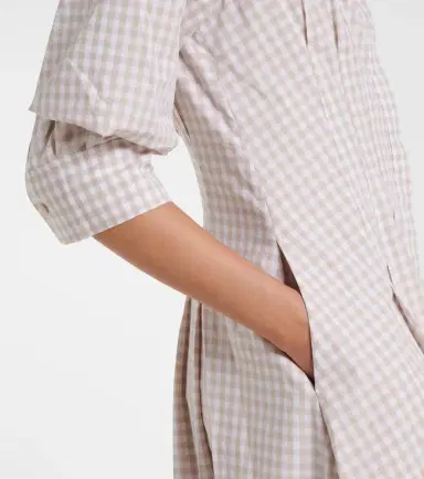 Simkhai Jazz gingham cotton-blend shirt dress | Thumbnail 5 Simkhai Jazz gingham cotton-blend shirt dress | Thumbnail 5