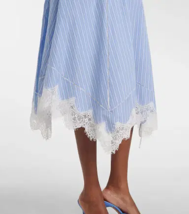 Simkhai Avaleigh striped cotton midi dress | Thumbnail 4 Simkhai Avaleigh striped cotton midi dress | Thumbnail 4