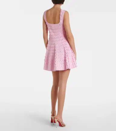 Simkhai Vanna knitted scalloped minidress | Thumbnail 4 Simkhai Vanna knitted scalloped minidress | Thumbnail 4