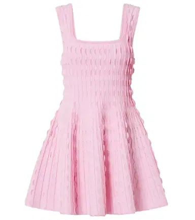 Simkhai Vanna knitted scalloped minidress | Thumbnail 1 Simkhai Vanna knitted scalloped minidress | Thumbnail 1