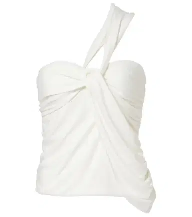 Simkhai Draped jersey top | Thumbnail 1 Simkhai Draped jersey top | Thumbnail 1