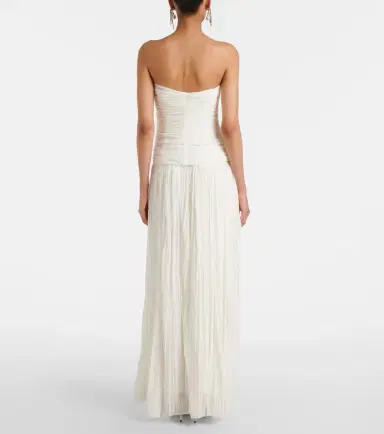 Simkhai Danielle jersey bustier gown | Thumbnail 2 Simkhai Danielle jersey bustier gown | Thumbnail 2