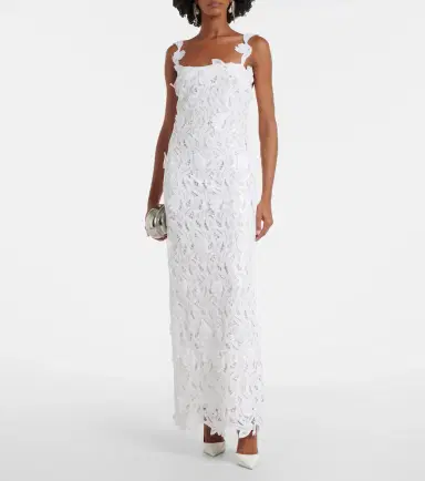 Simkhai Marenna broderie anglaise sequined gown | Thumbnail 4 Simkhai Marenna broderie anglaise sequined gown | Thumbnail 4