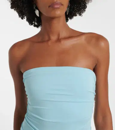Simkhai Emma gathered bustier gown | Thumbnail 2 Simkhai Emma gathered bustier gown | Thumbnail 2