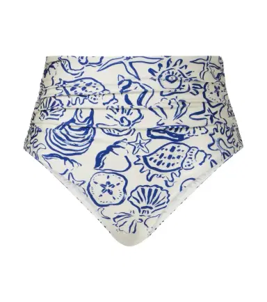 Simkhai Teya ruched printed bikini bottoms | Thumbnail 1 Simkhai Teya ruched printed bikini bottoms | Thumbnail 1