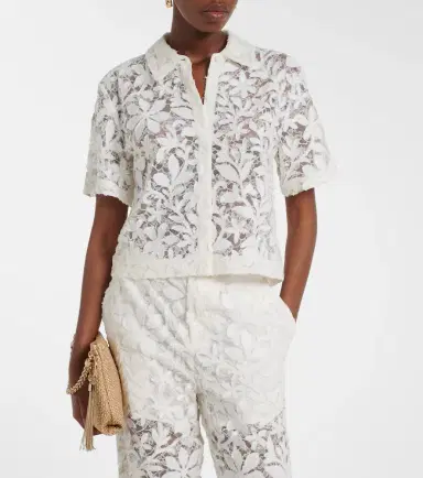 Simkhai Cotton lace shirt | Thumbnail 5 Simkhai Cotton lace shirt | Thumbnail 5